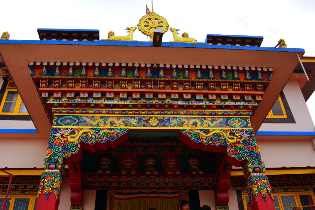 Gonjang Buddhist Monastery, Gangtok, Sikkim, India Tourism